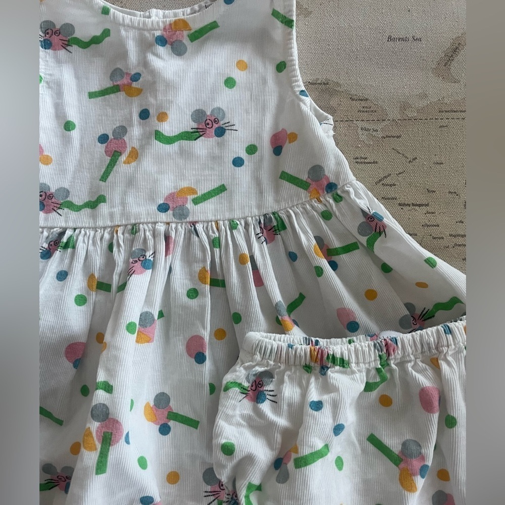 Stella McCartney Kids Wiggle Dress & Diaper Cover 9mo - Picture 4 of 10